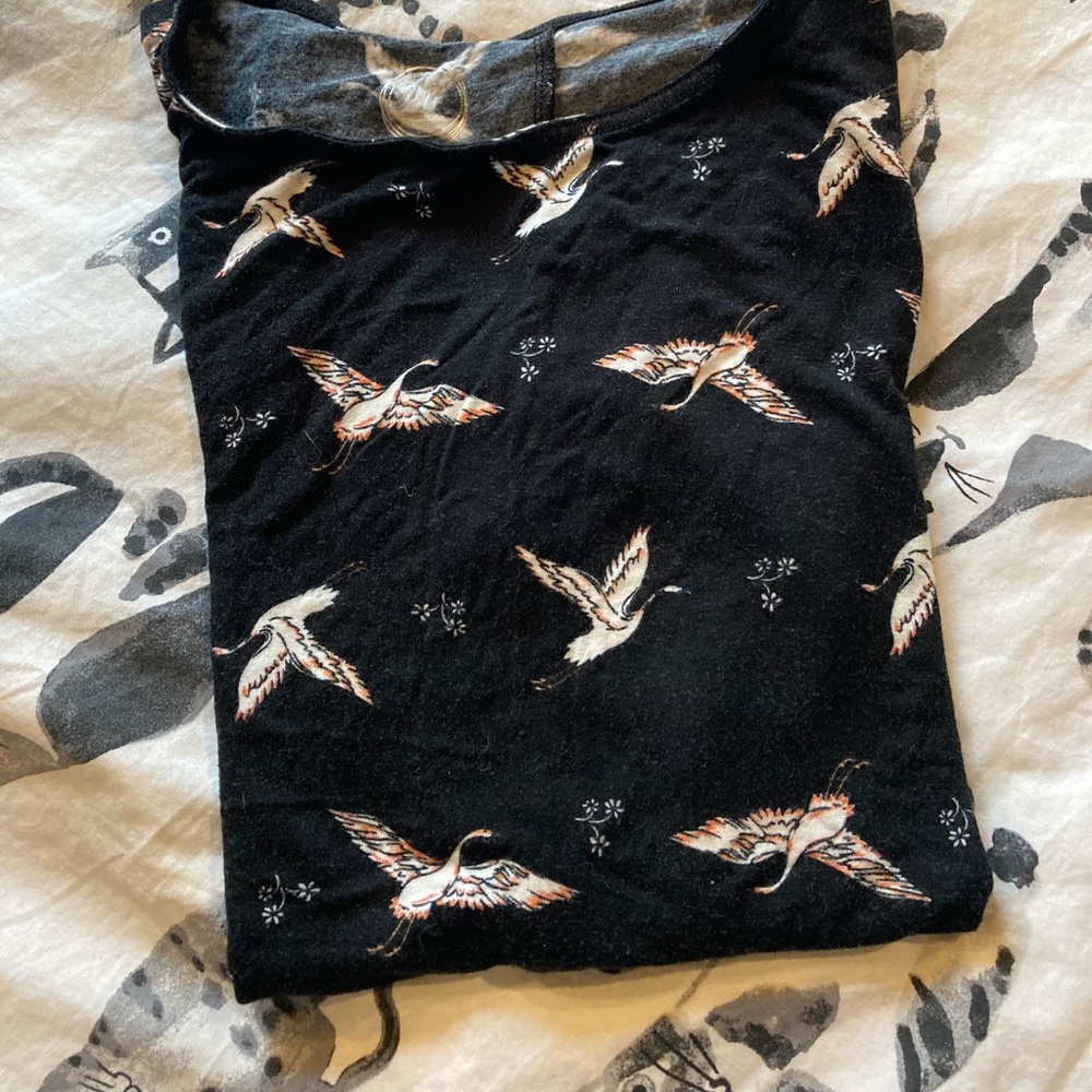 Maurices Crane Print Tee Small